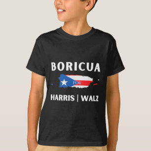 Puerto Ricans Harris 2024 - Boricua für Harris Wal T-Shirt