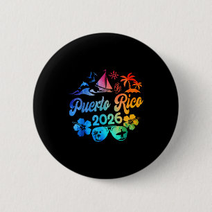 Puerto Rico 2026 Urlaub Strand Tie Dye Reise Somme Button