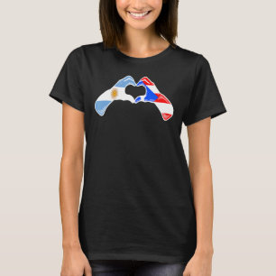 Puerto Rico Argentinische Flagge Puerto Rico Argen T-Shirt