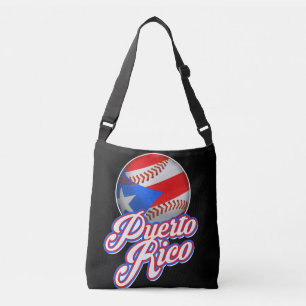 Puerto Rico Baseball Flag TShirt Tragetaschen Mit Langen Trägern