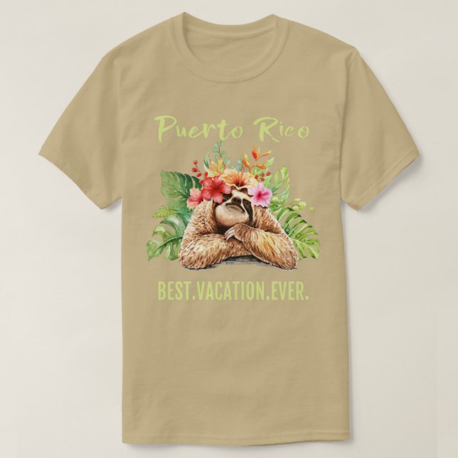 Puerto Rico Bester Urlaub Ever Souvenir Geschenk T-Shirt (Design vorne)