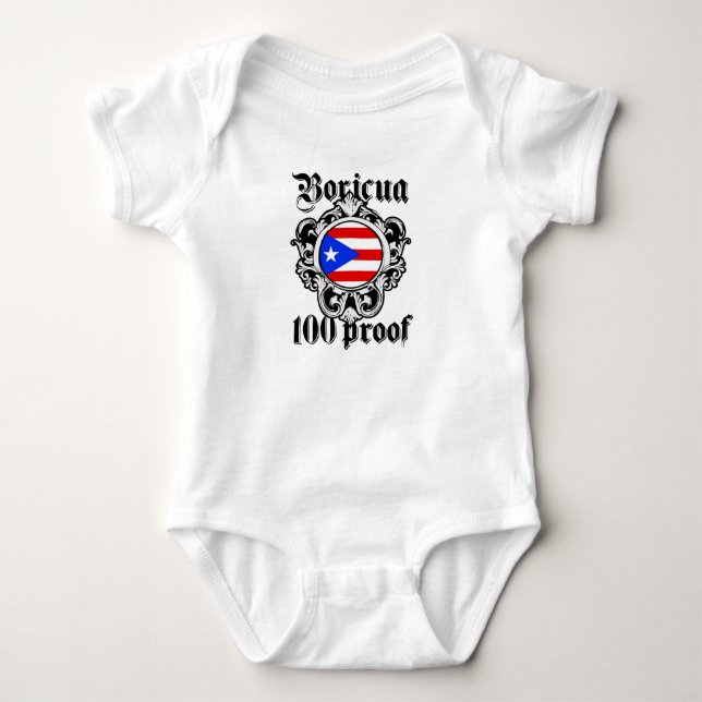 Puerto Rico Bodysuit Baby Strampler (Vorderseite)