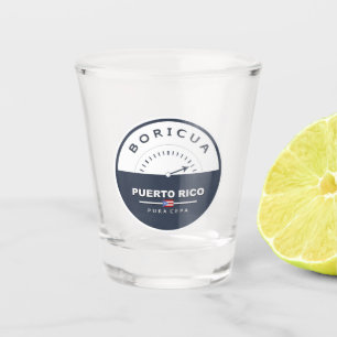 Puerto Rico Boricua de Pura Cepa Schnapsglas