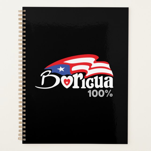 Puerto Rico Boricua T Shirt Planer (Vorderseite)