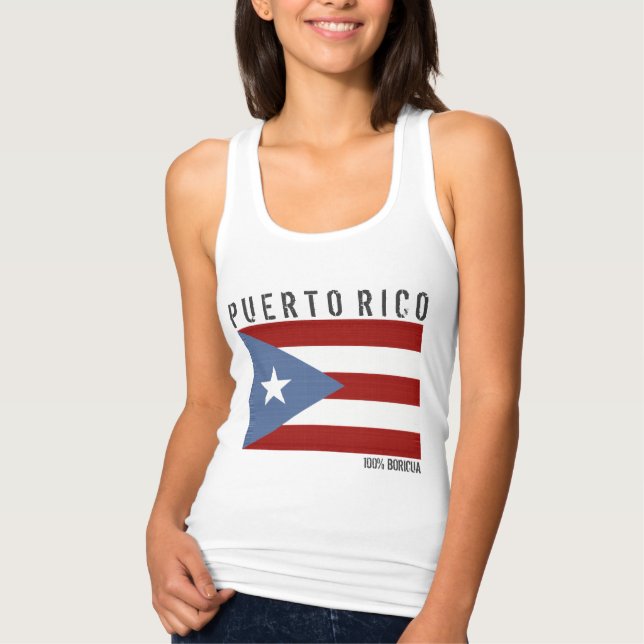 Puerto Rico Boricua Tank Top (Vorderseite)