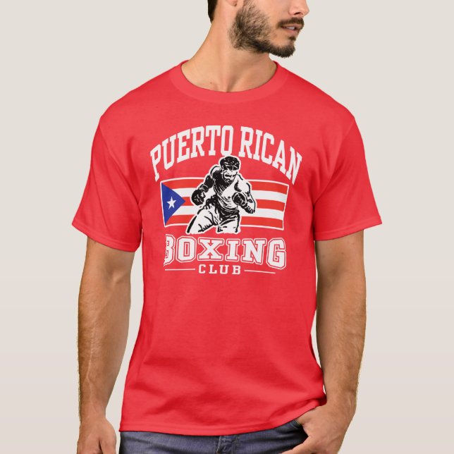 Puerto Rico Boxing T-Shirt (Vorderseite)