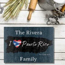 Puerto Rico Charcuterie und Cutting Board