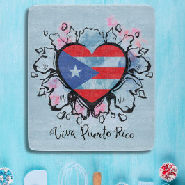 Puerto Rico Charcuterie und Cutting Board Schneidebrett