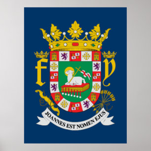 Puerto Rico COA Poster