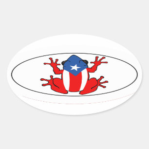 Puerto Rico - Coqui Aufkleber