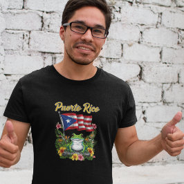 Puerto Rico Coquí Frog Boricua Pride T-Shirt
