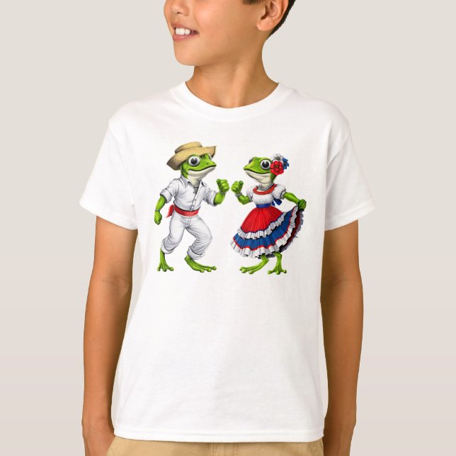 Puerto Rico Coqui Frogs T-Shirt (Vorderseite)