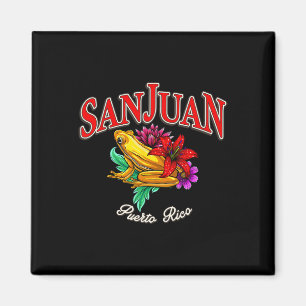 Puerto Rico Coqui Frosch San Juan Tropischer Urlau Magnet