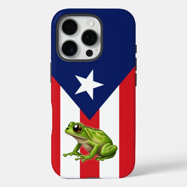 Puerto Rico Coqui iPhone 16 PRO Telefongehäuse Hülle (Rückseite)