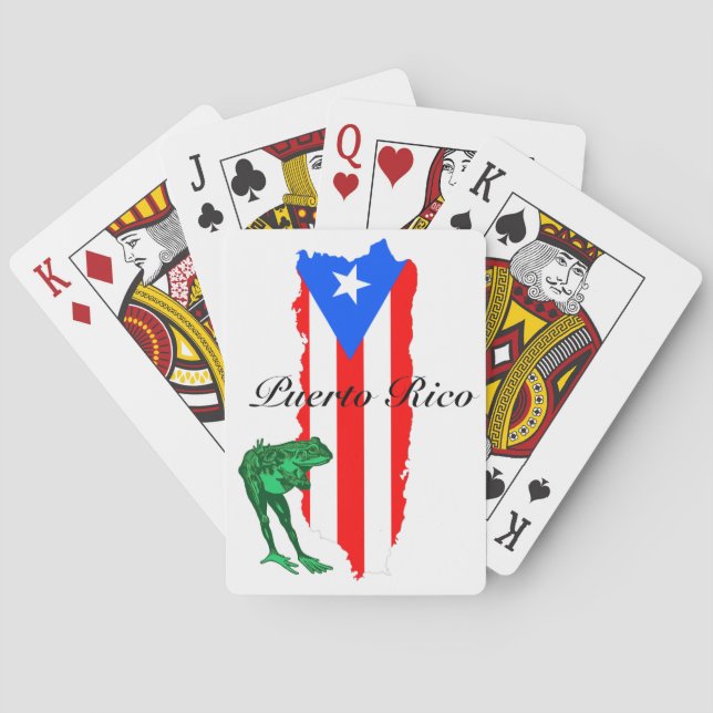 Puerto Rico Coqui Island Frog Spielkarten (Rückseite)