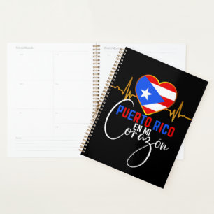 Puerto Rico en mi Corazon Puerto Rican Pride Planer