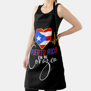 Puerto Rico en mi Corazon Puerto Rican Pride Schürze