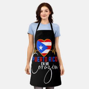Puerto Rico en mi Corazon Puerto Rican Pride Schürze