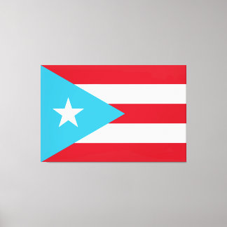 Puerto-Rico-Fahne Stretched Canvas Print Leinwanddruck