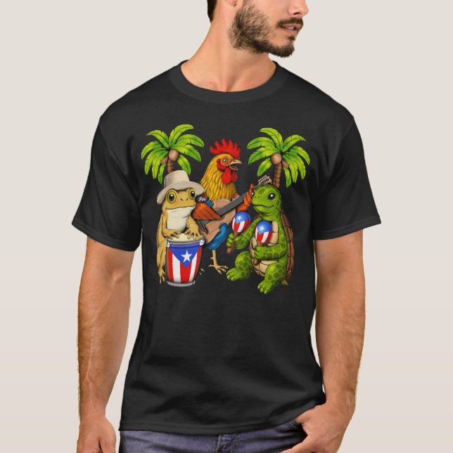 Puerto Rico Fiesta T-Shirt (Vorderseite)