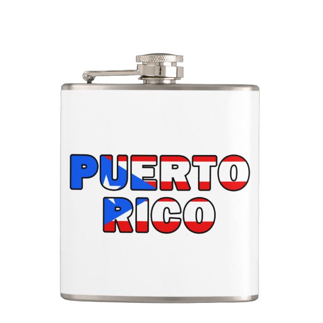 Puerto Rico Flachmann (Vorderseite)