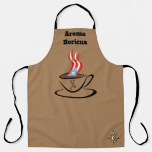 Puerto Rico Flag Aroma Alles über Print große Sc Schürze