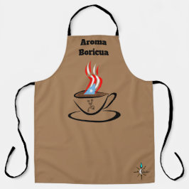 Puerto Rico Flag Aroma Alles über Print große Schü Schürze
