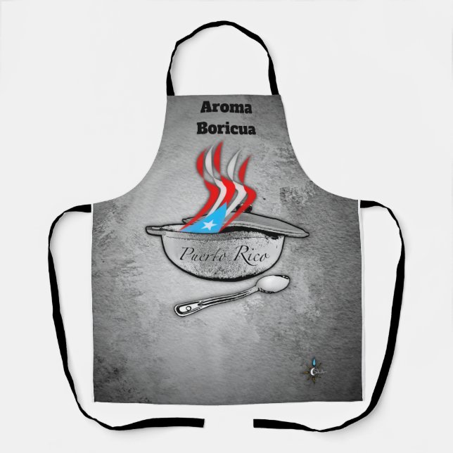 Puerto Rico Flag Aroma Alles über Print Medium Sch Schürze (Vorderseite)