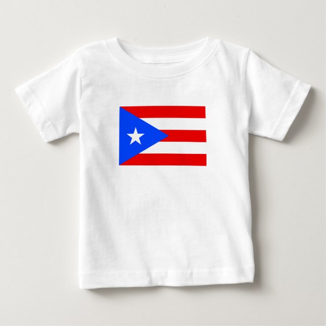 Puerto Rico Flag Baby T-shirt (Vorderseite)