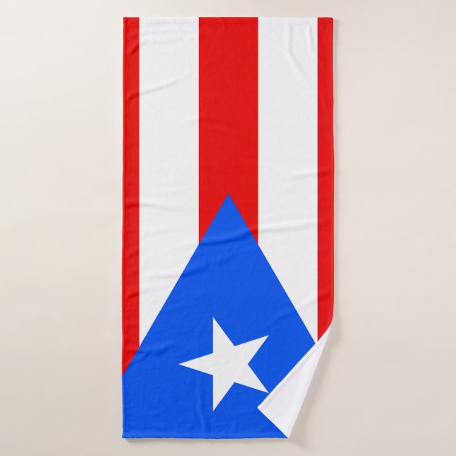 Puerto Rico Flag Badehandtuch (Badehandtuch)