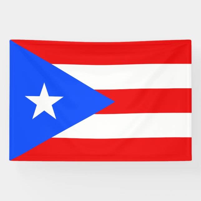 Puerto Rico Flag Banner (Horizontal)