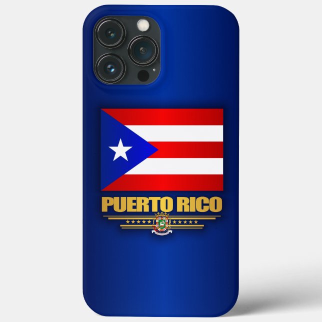 Puerto Rico Flag Case-Mate iPhone Hülle (Rückseite)