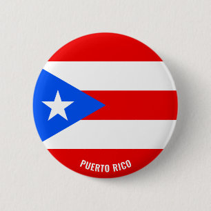 Puerto Rico Flag Charmante Patriotische Knöpfe Button
