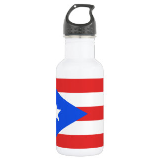 Puerto Rico Flag Edelstahlflasche