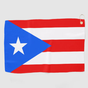 Puerto Rico Flag & Golf Puerto Rico /sport Golfhandtuch