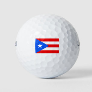 Puerto Rico Flag Golfball