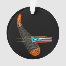 Puerto Rico Flag Guiro Ornament