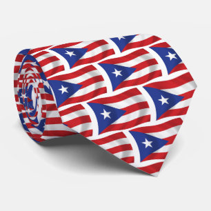 Puerto Rico Flag Krawatte