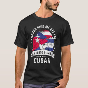 Puerto Rico Flag Kuba Grown Spaß Pride T-Shirt