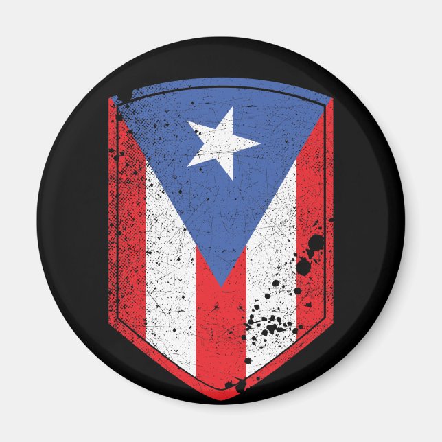 Puerto Rico Flag Magnet (Vorne)