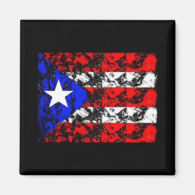 Puerto Rico Flag Magnet (Vorne)