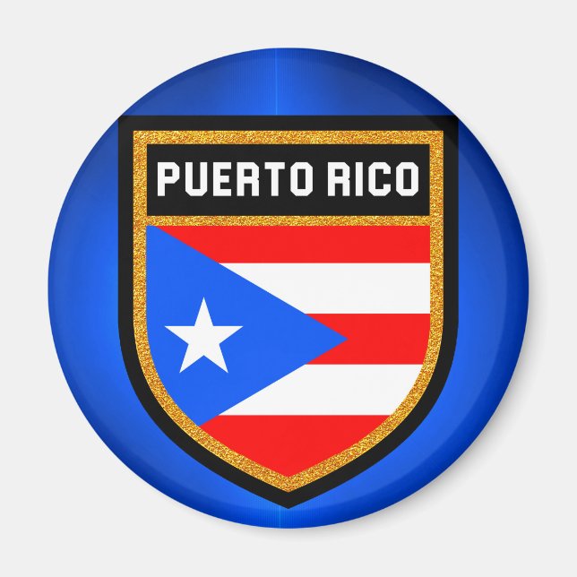 Puerto Rico Flag Magnet (Vorne)