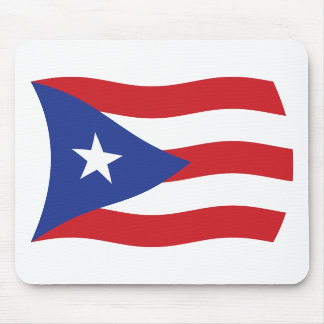 Puerto Rico Flag Mauspad (Vorne)