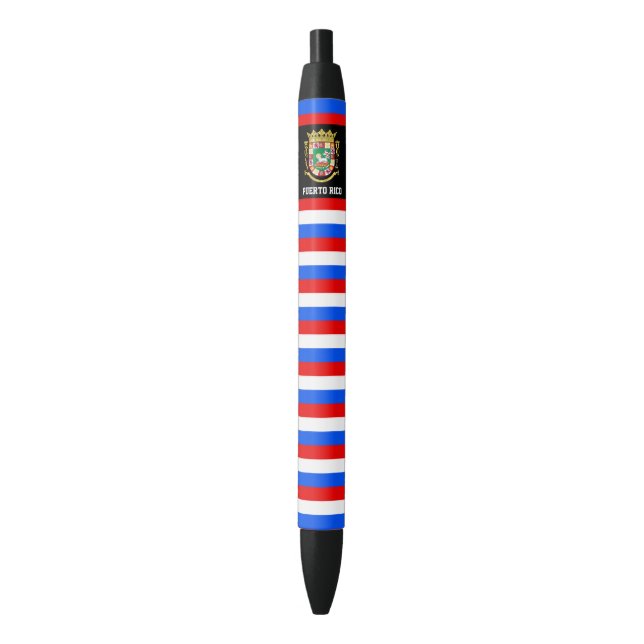 Puerto Rico Flag Niedlich Patriotic Kugelschreiber (Vorderseite Vertikal)