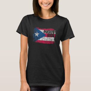 Puerto Rico Flag Puerto Rican Boricua Pride Herita T-Shirt