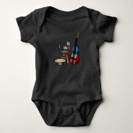 Puerto Rico Flag | Traditionelle Instrumente von B Baby Strampler