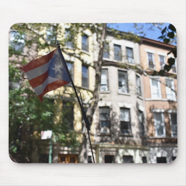 Puerto Rico Flag Upper West Side New York NYC Mousepad (Vorne)