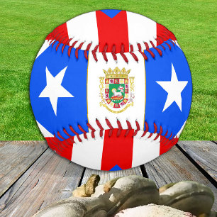 Puerto-Rico-Flagge, Puerto Rico/Baseball-Bälle Baseball
