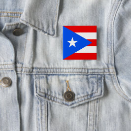Puerto-Rico-Flagge (Puerto Rico) Button