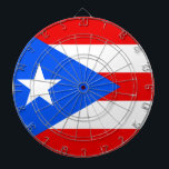 Puerto-Rico-Flagge (Puerto Rico) Dartscheibe<br><div class="desc">Dieses Design zeigt die Flagge von Puerto Rico, die die Karibikinsel und ihre Menschen repräsentiert und symbolisiert. Die Gemeinde Puerto Rico ("Estado Libre Asociado de Puerto Rico") ist ein Gebiet, in dem die USA noch nicht eingeschlossen sind. Puerto Rico wurde ursprünglich von den Einheimischen Taíno bewohnt und nach der Ankunft...</div>